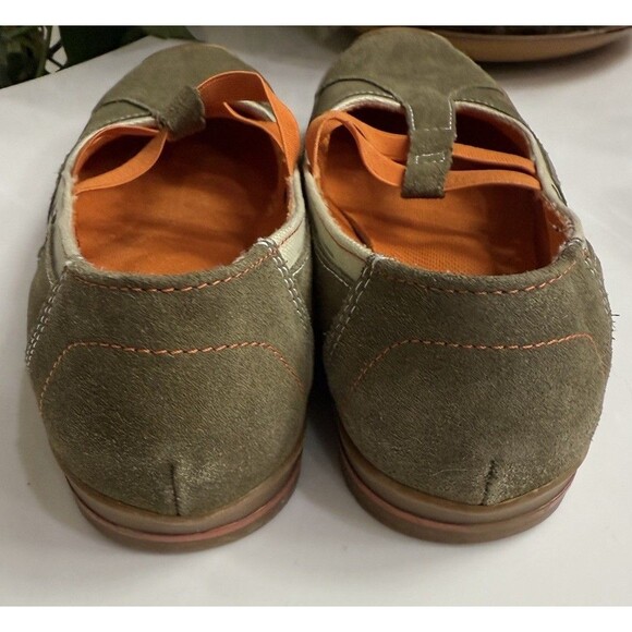 Steve Madden Size 8 Olive Suede Canvas Slip-on Shoes  Comfy Webster - Picture 7 of 10